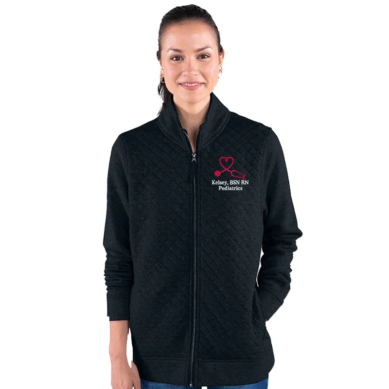 5371 | Women's Franconia Quilted Sweatshirt Jacket