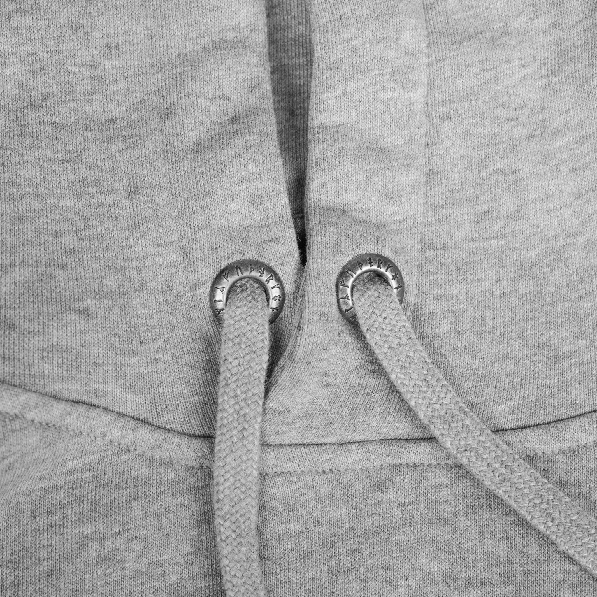 Classic Einherjar Hoodie in Grey Melange