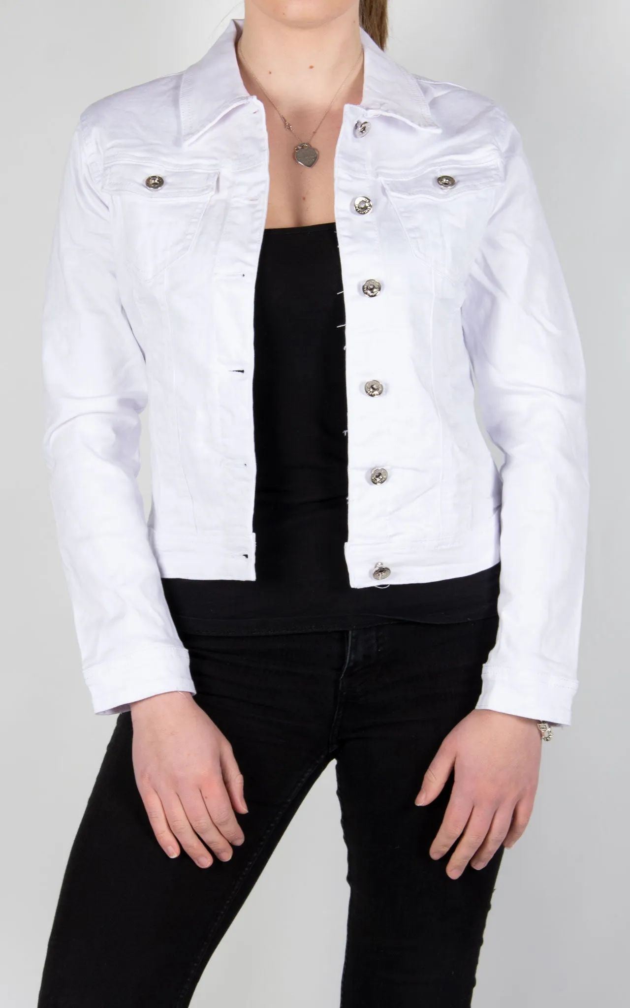 Denim Jacket | White