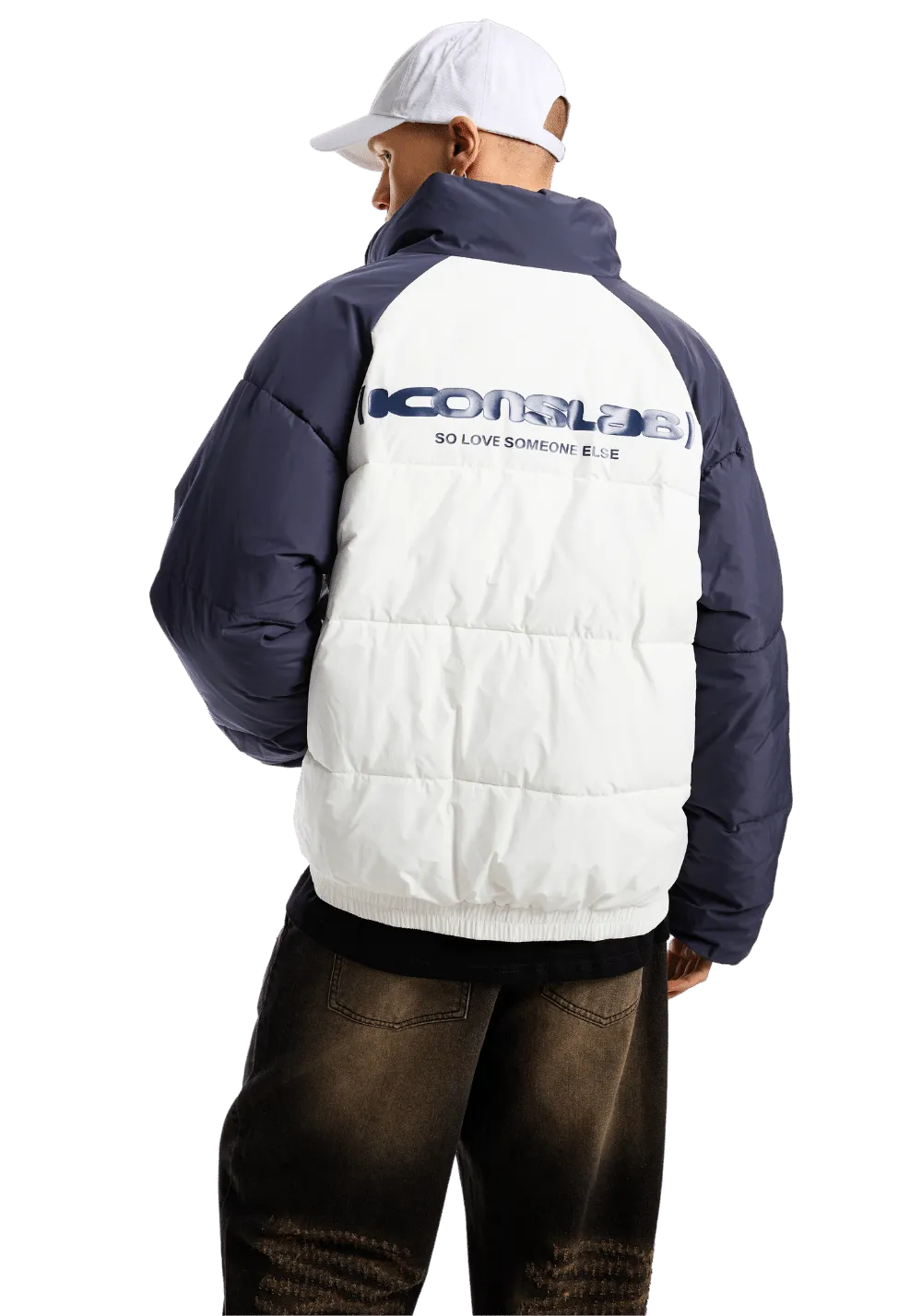 Drop Shoulder Puffer Jacket