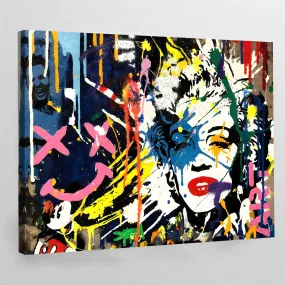 Graffitis Canvas Wall Art