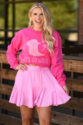 Let’s Go Girls Boots Sweatshirt