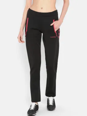 Lollin Women Polyester Black Training Pant