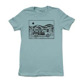 Ski Trip Tee-Blue Lagoon