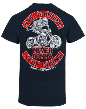 Sons of Arthritis Still Grinding Biker T-Shirt