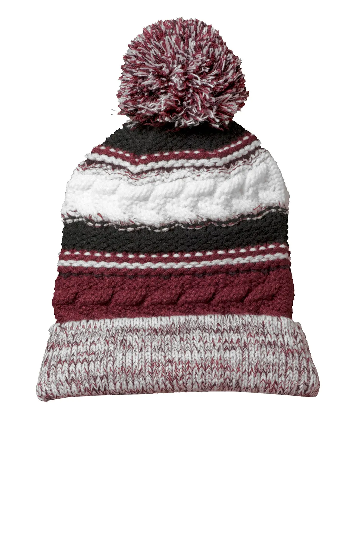 Sport-Tek Multicolor Pom Pom Beanie